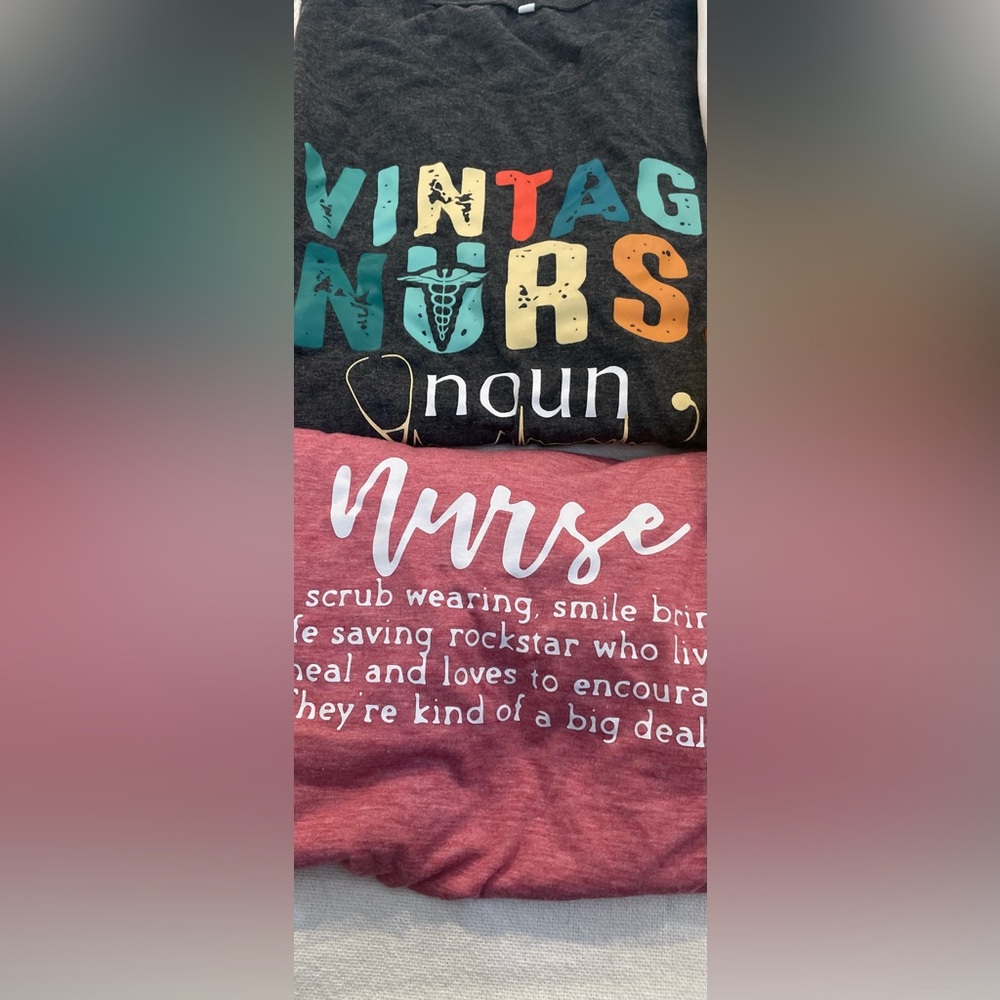 Nurse Themed Graphic T-Shirts Set - Picture 3 of 6